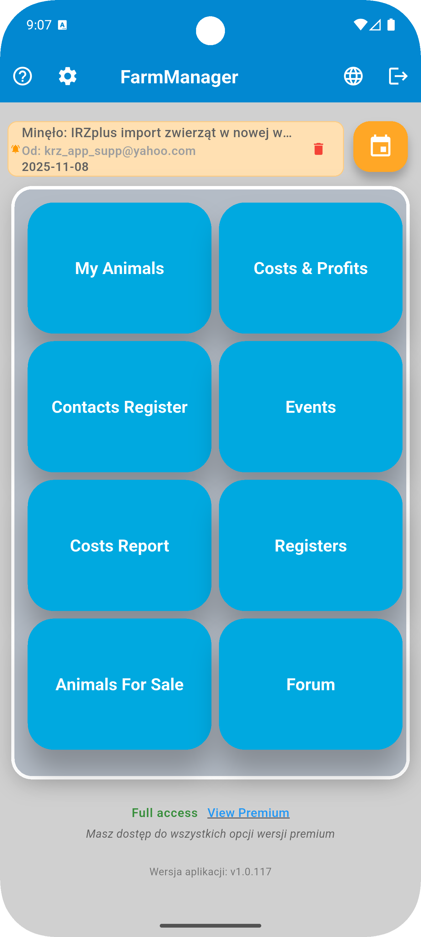 FarmManager screenshot ES 1