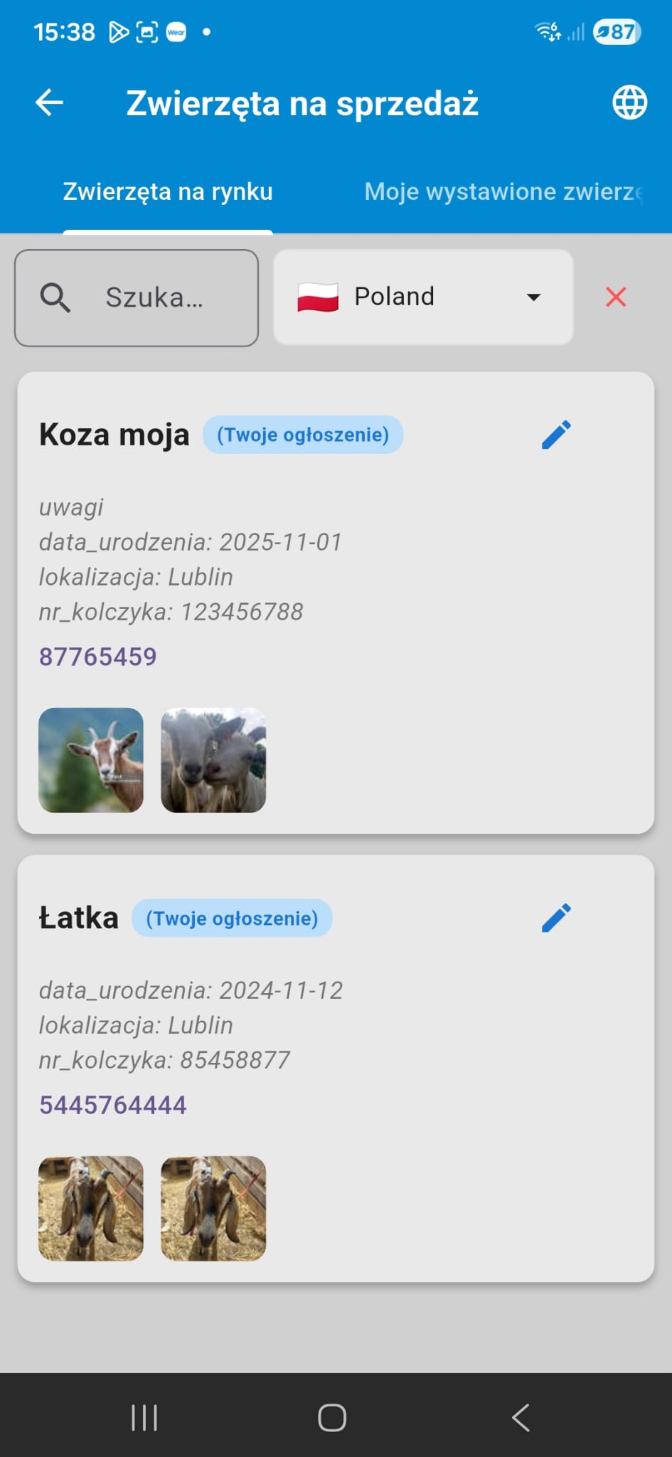 FarmManager PL kozy na sprzedaz